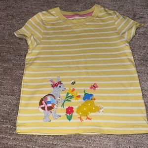Girls Sz 3-4 Mini Boden Flutter T-Shirt Like New Mini Boden